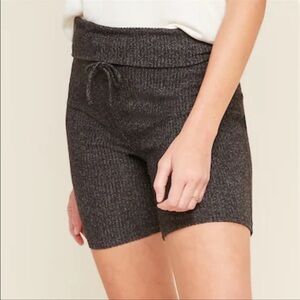 OLD NAVY Rib Knit Rollover Waist Lounge Shorts xl